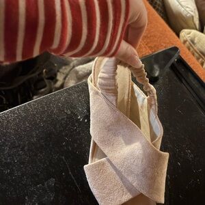 Cole Haan Tan Suede Heels